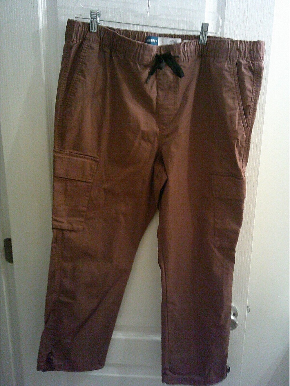 Brown Casual Drawstring Pants- 00110